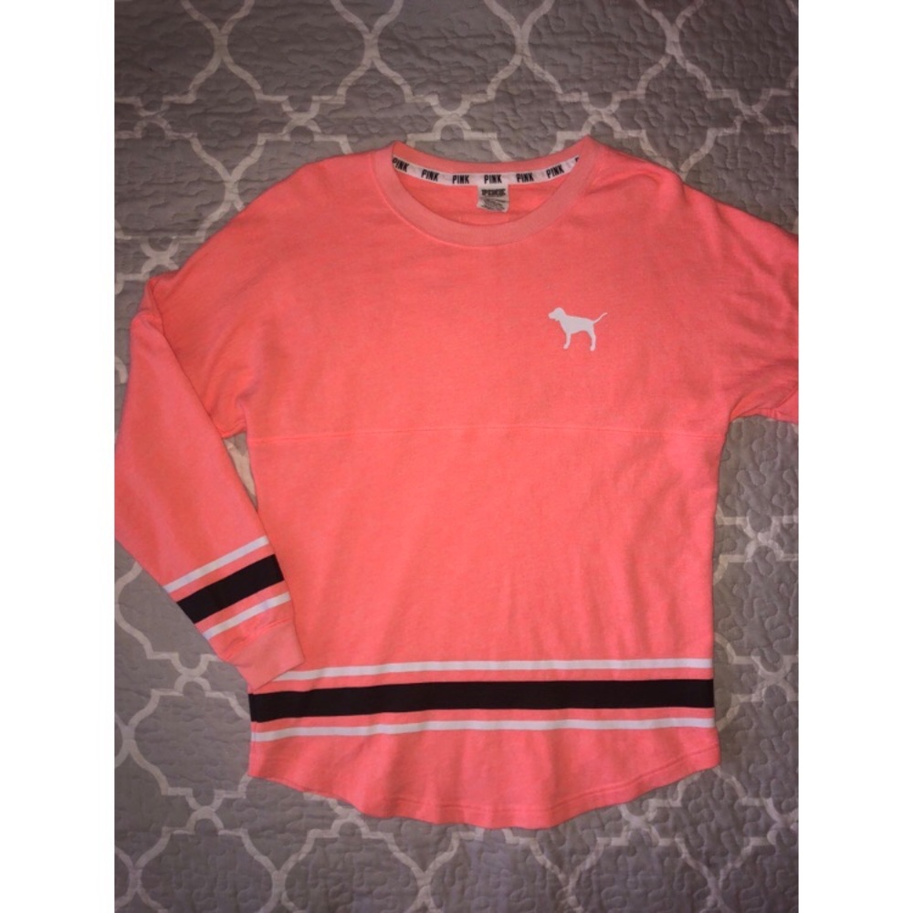 VS PINK Pink/Orange Crew